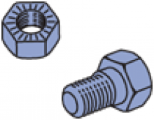 PA1SNB - Serrated Nuts and Bolts