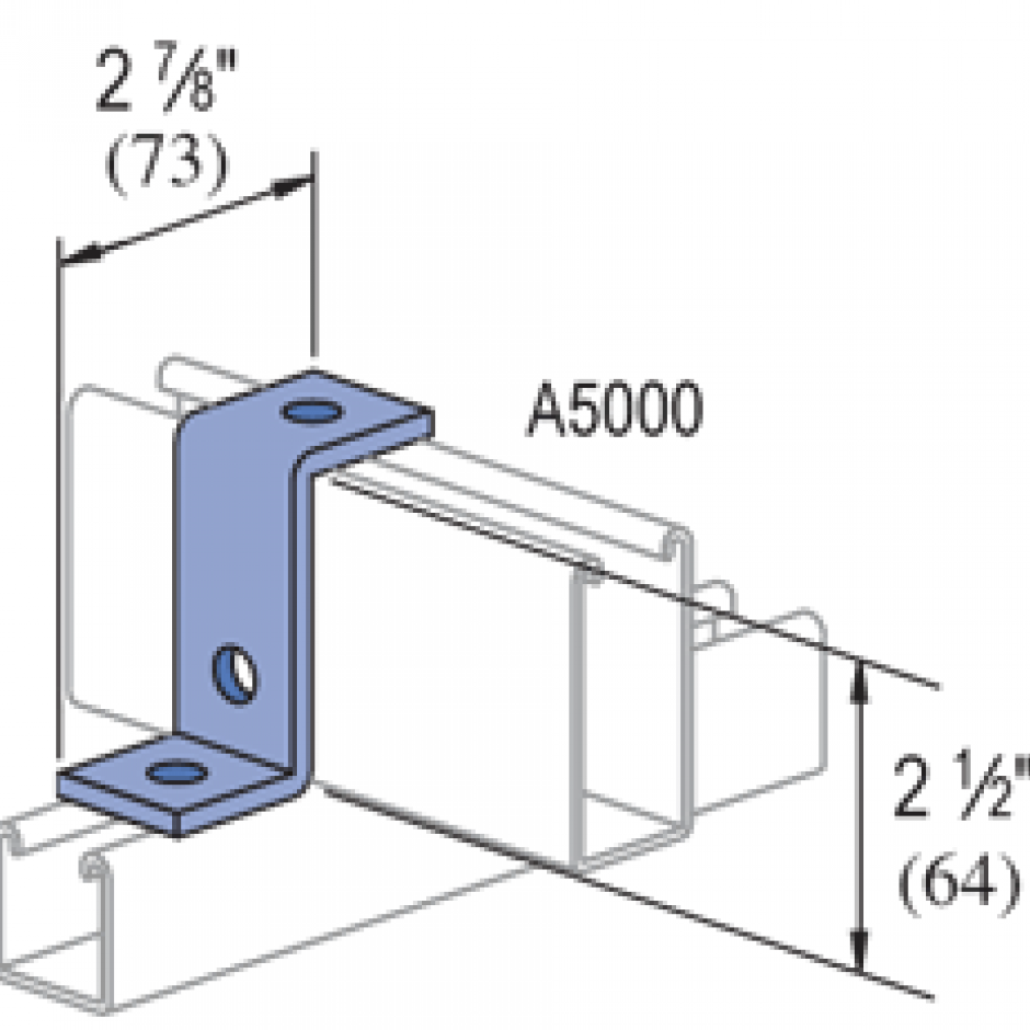 A5045 Z Shape Fitting (11/4" Series) Unistrut Hawaii Honolulu
