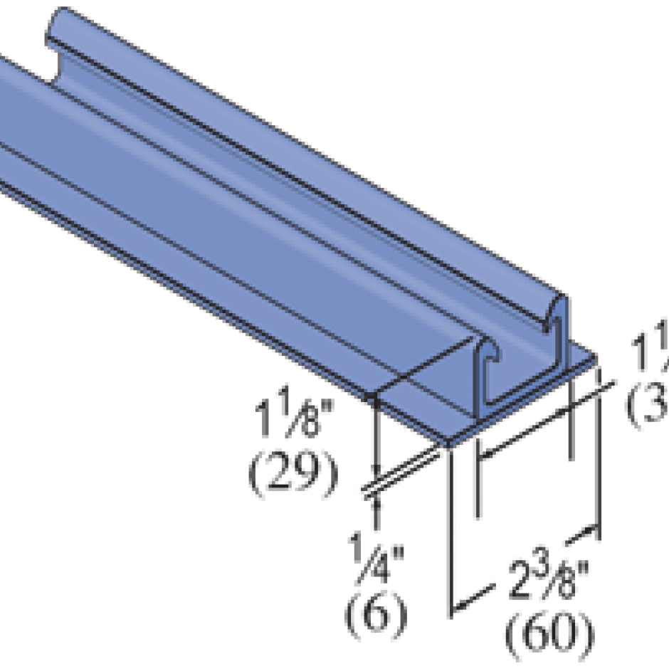 F20E/P/V1300 11/8" Light Duty; Fiberglass Concrete Insert
