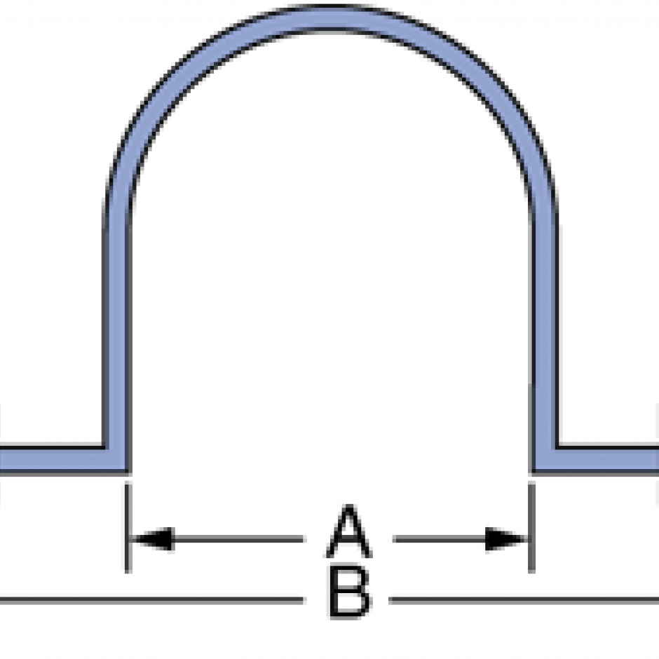 FPS200 thru FPS1800 Fiberglass Two Hole Pipe Straps Unistrut Hawaii