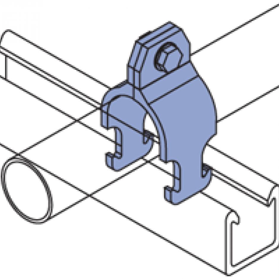 FPCR050 thru FPCR800 Fiberglass Rigid Pipe Clamps Unistrut Hawaii Honolulu, Hawaii