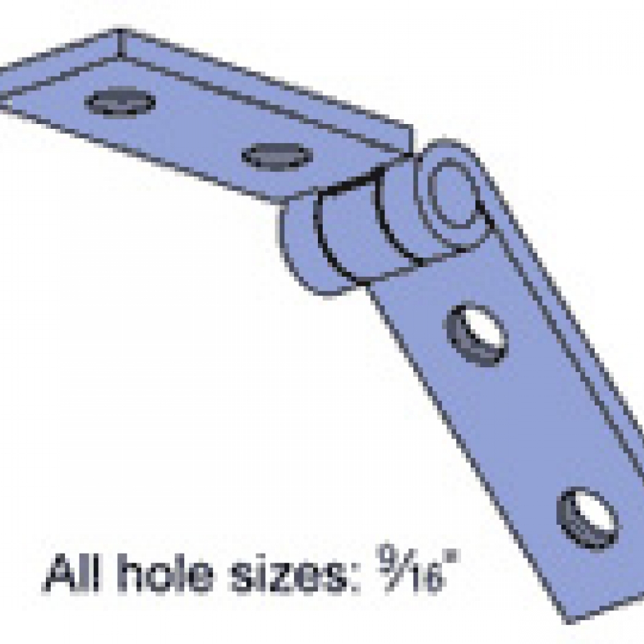 P1354W Adjustable Hinge Connection Unistrut Hawaii Honolulu, Hawaii