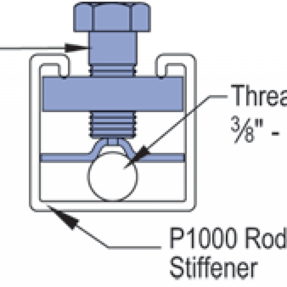 P2486 Seismic Rod Stiffener Unistrut Hawaii Honolulu, Hawaii