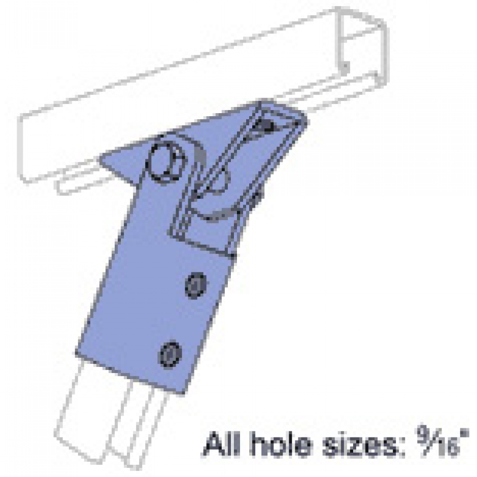 P2815 Adjustable Brace Fitting Unistrut Hawaii Honolulu, Hawaii