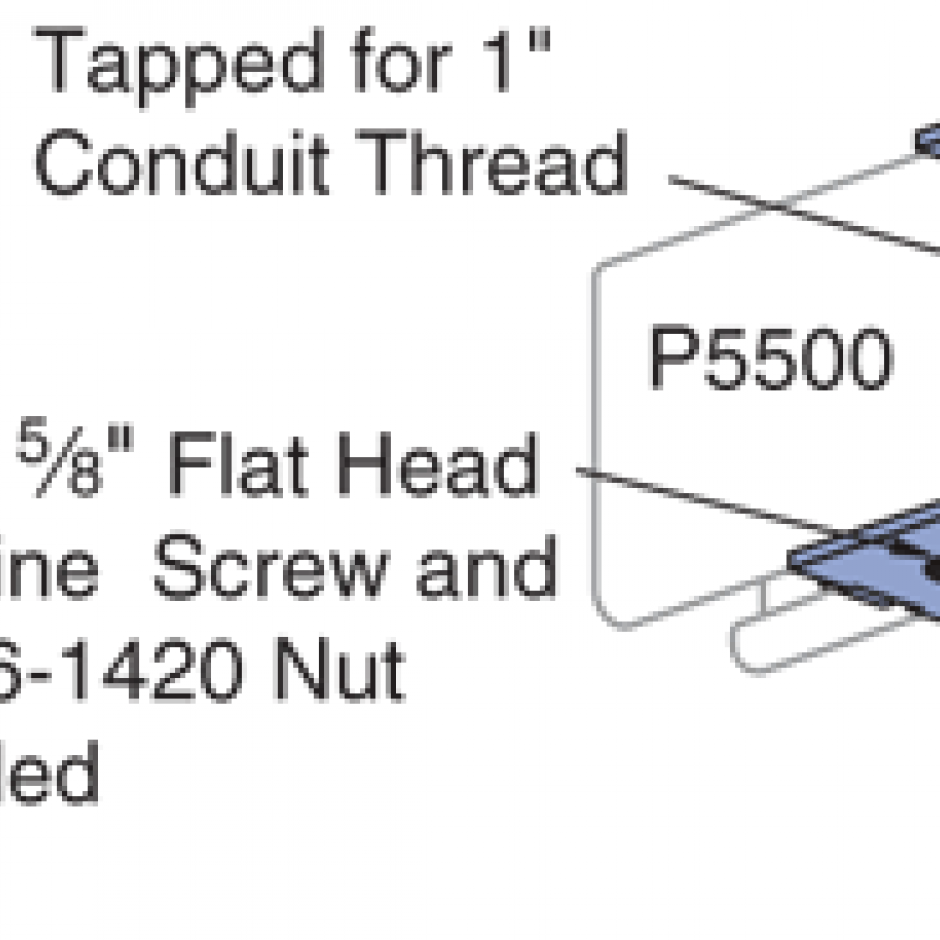 P5521100 1" Conduit End Connector Unistrut Hawaii Honolulu, Hawaii